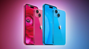 iPhone 15 series màu hồng ám và xanh dương- Clickbuy