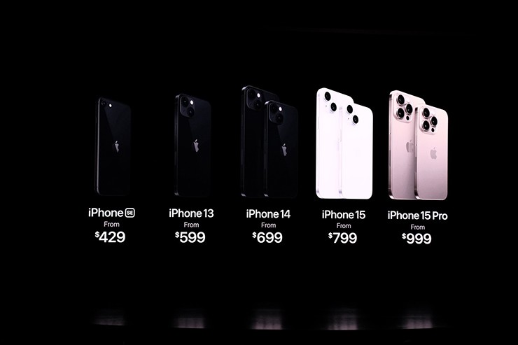 Các mẫu iPhone được Apple bán chính thức hiện nay.