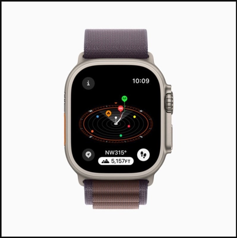 watchOS 10 có thêm nhiều tính năng cung cấp thông tin hữu ích cho người dùng đi bộ đường dài (Ảnh: Apple)