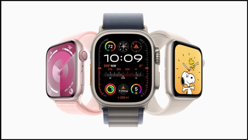 Apple Watch Series 9 nổi bật với đa dạng màu sắc - Ảnh: Apple