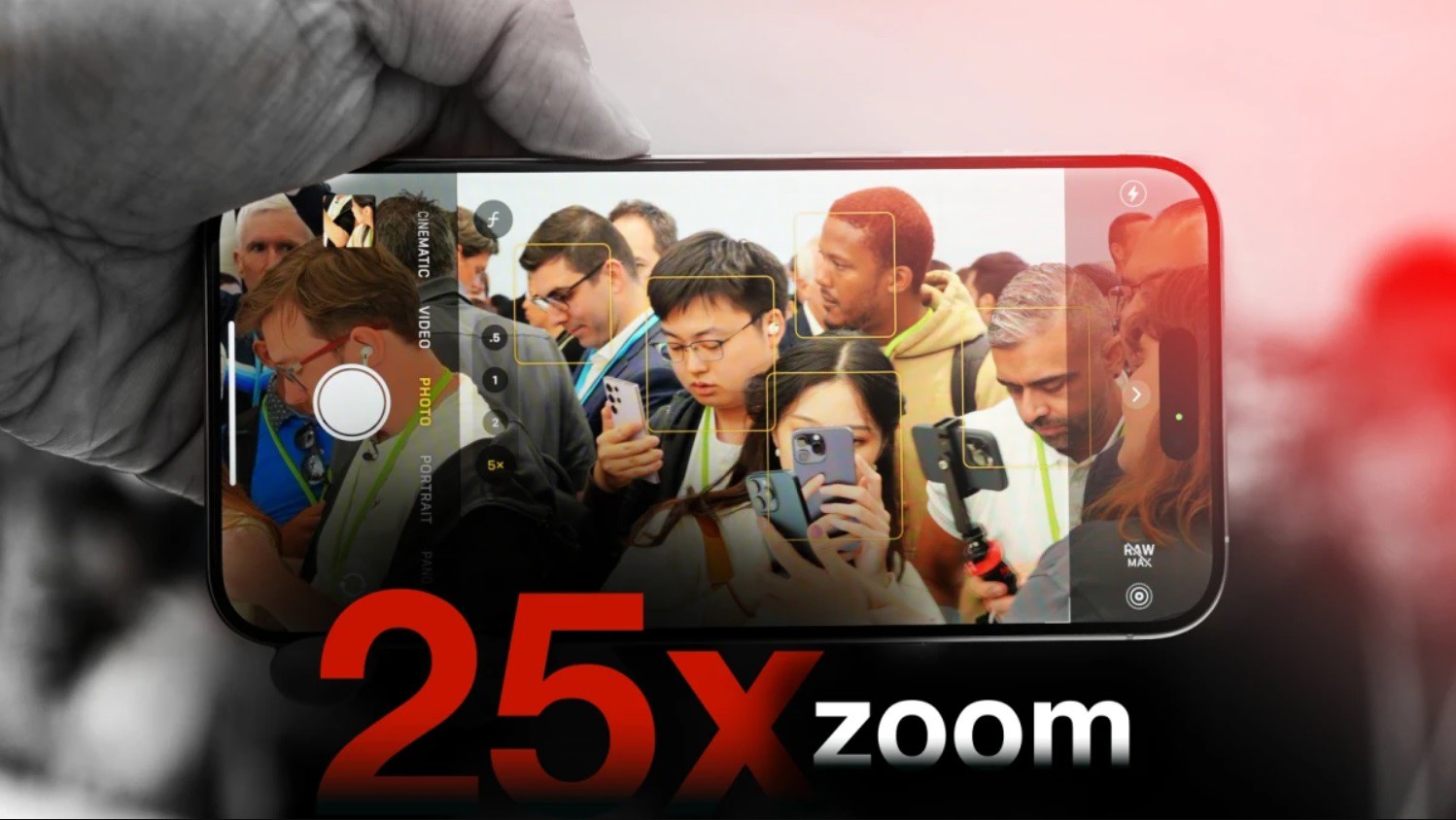 iPhone 15 Pro Max có khả năng zoom tối đa 25x