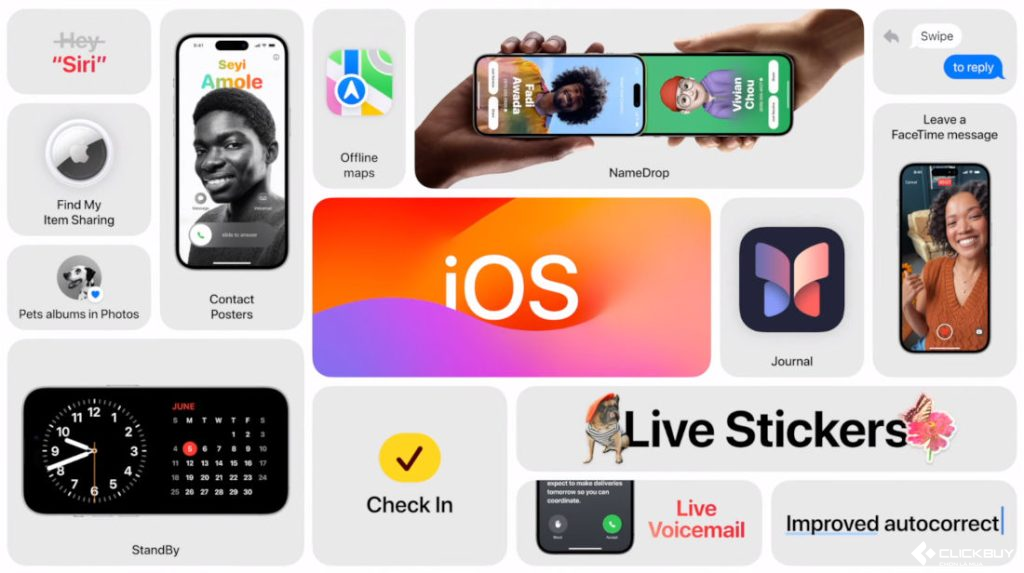 Apple iOS 17, iPadOS 17, watchOS 10 và tvOS 17 được ra mắt