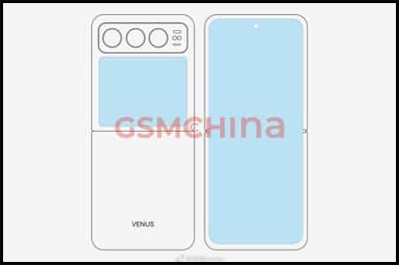 Bản vẽ kỹ thuật của Xiaomi MIX Flip được tiết lộ bởi GSMChina (Ảnh: GSMChina)